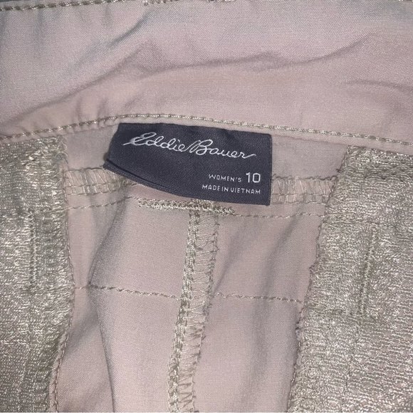 Eddie Bauer Horizon Roll-Up  Pants Women’s Size 10 US Khaki Beige Hiking Outdoor - Picture 12 of 13